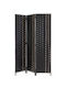 Bizzotto Screen Διακοσμητικό Παραβάν Ξύλινο Black 135x180cm