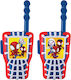 eKids Spiderman Walkie Talkies Blue-Red/Yellow For 3+ Years 2pcs GRC-