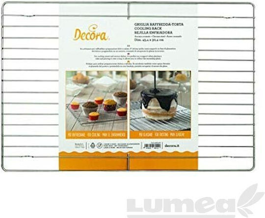 Decora Rectangular Metallic Grill Rack Nonstick