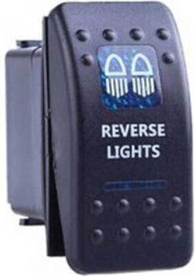 Διακόπτης Φώτων Αυτοκινήτου 12V-24V Μπλε