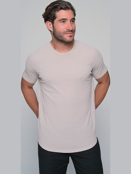 Ben Tailor Waffle T-shirt Beige
