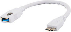 Savio Micro-USB Männlich zu Micro-USB Weiblich Konverter