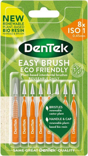 Dentek Easy Brush Interdental Brushes 0.45mm Orange 8pcs