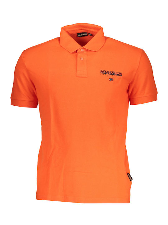 Napapijri Herren Shirt Kurzarm Polo Red