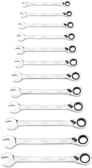 Neo Tools Σετ Γερμανοπολύγωνα Καστάνιας 12τμχ