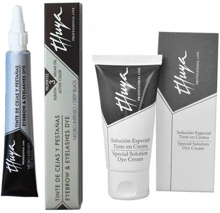 Thuya Eyebrow & Eyelashes & Special Solutions Tint for Eyebrows Intense Black 2 Pieces