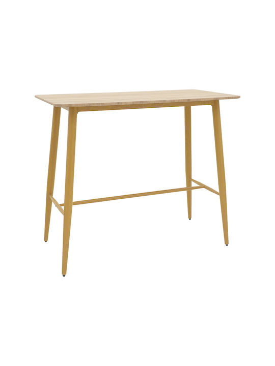 Senso Table Bar Wooden Natural 120x60x103cm