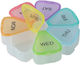 Edman Daily Organizator Pastile Multicolor