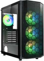 BitFenix BFC-GAN-300-KKGXK-4A Full Tower Computer Case with Window Panel Black