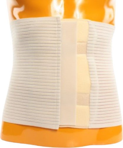 Armor Orthopedics Ελαστική Μετεγχειρητική Ζώνη Μέσης Ύψους 26cm για Άνδρες για Γυναίκες σε Μπεζ χρώμα ARC420