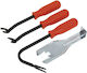Geko Geko Plastic Clip Removal Tools for Upholstery Car 4 Pieces