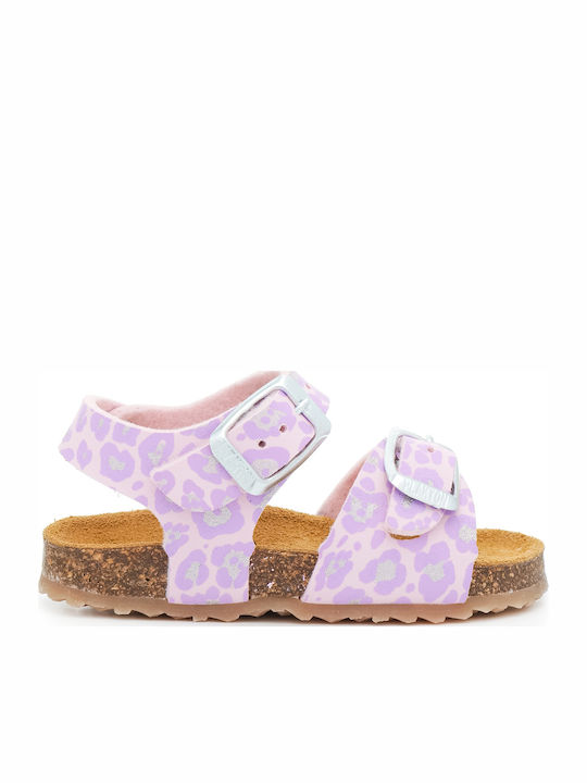 Plakton Kids' Sandals Anatomic Leopard Lilac 861407
