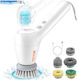 Vevor Rotating Cleaning Brush with Handle White