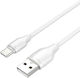 Ldnio USB 2.0 Cable USB-C male - USB-A 25W White 1m (12550001)
