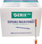 Serix Insulin Syringes 29G 1ml 100pcs