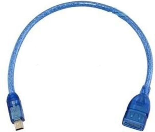 Usb-a Редовен USB 2.0 до микро USB кабел Син 0.25м (549807) 1бр