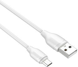 Ldnio 12550003 Reguläres Micro-USB-Kabel USB 2.0 Länge 1m Weiß