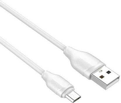 Ldnio Regular USB 2.0 spre micro USB Cablu Alb 1m (12550003) 1buc
