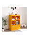 Bookcase Mustard 67x39x95cm
