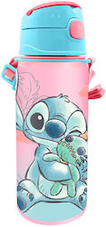 Kids Licensing Stitch Kids Water Bottle Made of Aluminium Stitch with Straw Multicolour 600ml Kids Licensing Stitch Kids Water Bottle Made of Aluminium Stitch with Straw Multicolour 600ml