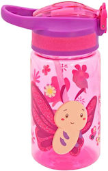 Must Team Plastic Kids Water Bottle Butterflies...