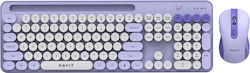 Havit ΚΒ832GCM Fără fir Set tastatură și mouse Violet