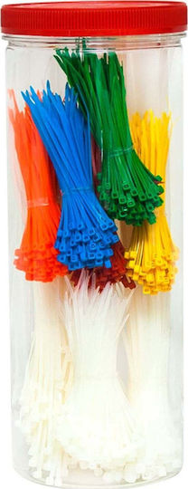 Blow Cable Ties Plastic in Multicolour (100 pcs) (41-402)