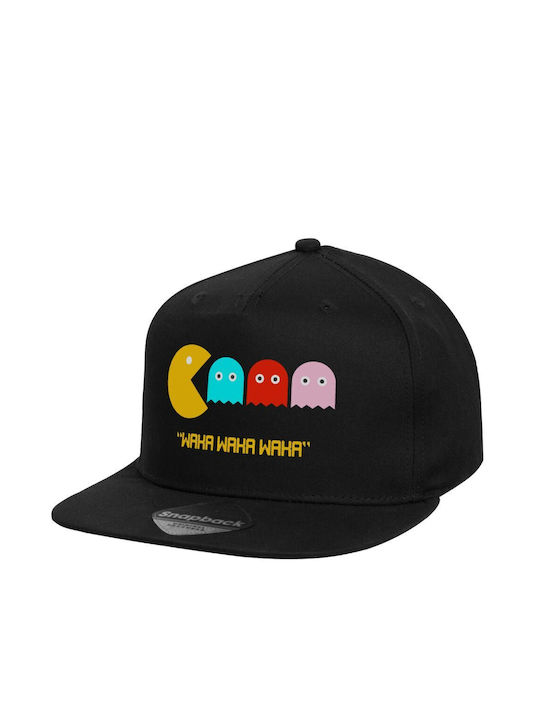 Koupakoupa Kids' Hat Fabric Pacman Waka Waka Waka Black