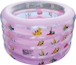 SL-011 Kinder Schwimmbad PVC Aufblasbar 100x100x60cm Rosa