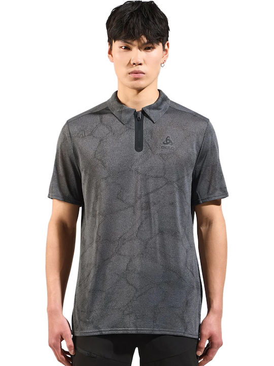 Odlo Polo Bluza Negru Melanj