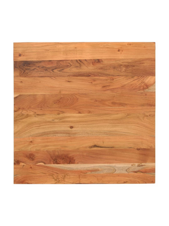 vidaXL Quadratisch Tischoberfläche aus Massivholz Acacia 70x70x2.5cm 370932 1Stück