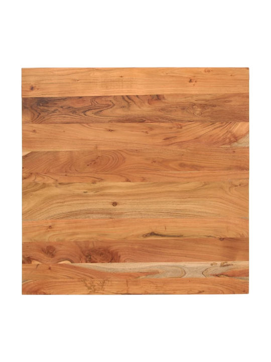 vidaXL Square Table Surface made of Solid Wood Acacia 80x80x3.8cm 371003 1pcs
