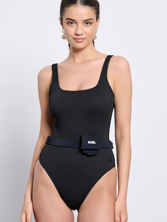 BodyTalk Athletic One-Piece Swimsuit Black