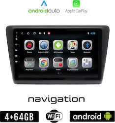 Booma Ηχοσύστημα Αυτοκινήτου για Skoda Rapid 2014 (Bluetooth/USB/WiFi/GPS/Apple-Carplay/Android-Auto) με Οθόνη Αφής 9"