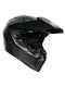 AGV Dual AX-9 Mono Matt Carbon Каска за мотор On-Off ECE 22.06 1360 гр с Pinlock