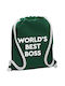 Koupakoupa World's Best Boss Gym Backpack Green