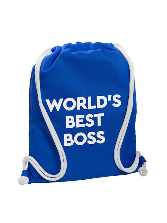 Koupakoupa World's Best Boss Geantă Înapoi Sala de sport Albastru