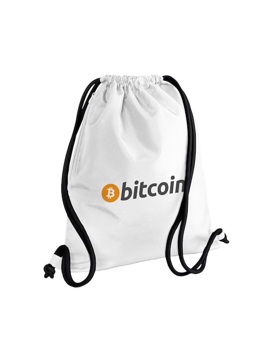 Koupakoupa Bitcoin Crypto Gym Backpack White