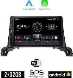 Kirosiwa Sistem Audio Auto pentru Peugeot 3008 (Bluetooth/USB/WiFi/GPS/Apple-Carplay/Android-Auto) cu Ecran Tactil 9"