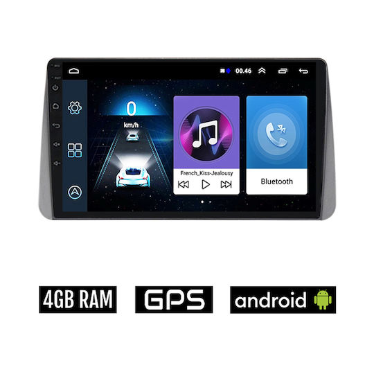 Ηχοσύστημα Αυτοκινήτου 2DIN (Bluetooth/USB/AUX/WiFi/GPS/Apple-Carplay/Android-Auto) με Οθόνη Αφής 9"