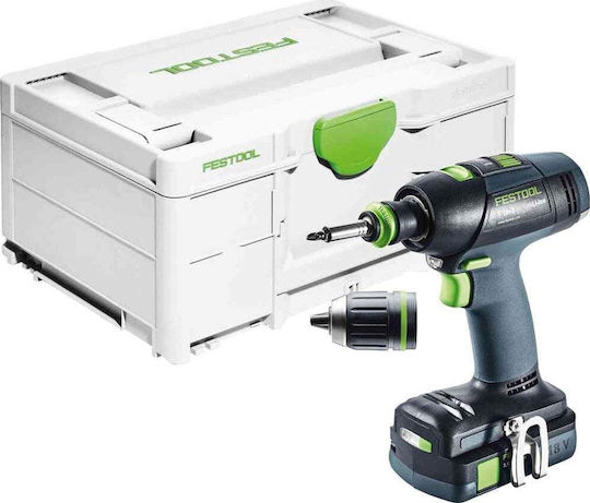 Festool T 18+3 Mașină De Găurit Cu Baterie Fără Perii 18V
