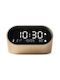 Lexon Ray Clock Tisch-Digitaluhr mit Wecker Gold LR155VG3
