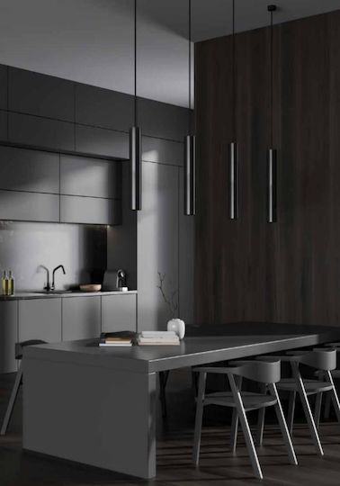 Zambelis Lights Pendant Light Black with Socket GU10