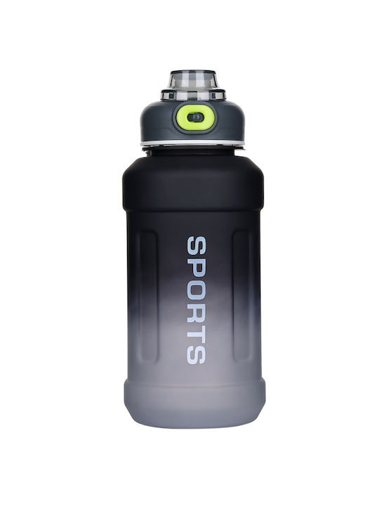 Tpster Παγούρι Πλαστικό 1300ml Μαύρο