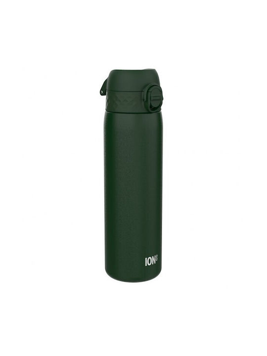 Ion8 Water Bottle Stainless Steel 500ml Green