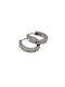 Stainless Steel Strass Hoop Earrings 17mm 5mod630