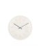 Bizzotto Hervar Wanduhr Metallisch Weiß 30x5cm