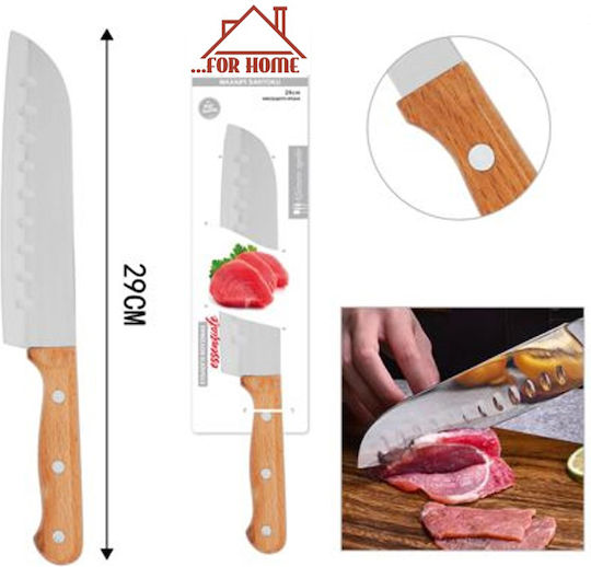 ForHome Messer Santoku aus rostfreiem Stahl 29cm