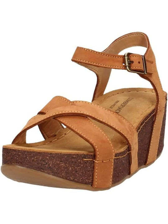 Lumberjack Women's Leather Platform Shoes Brown