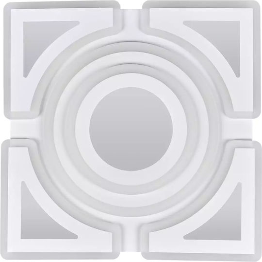 Plafonieră de Tavan Albă cu LED Integrat